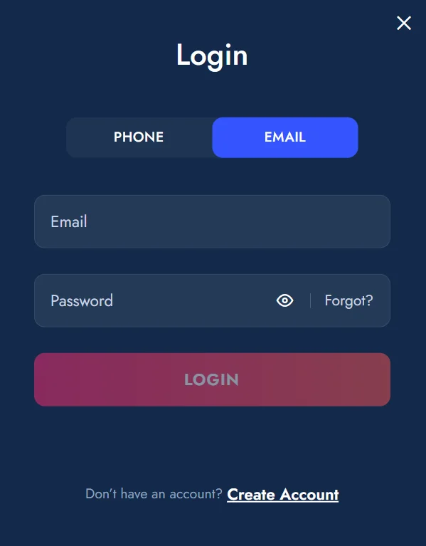An image with an illustrated, step-by-step guide for logging into Bluechip Casino, showing key stages like selecting login, entering details, and successful access confirmation.